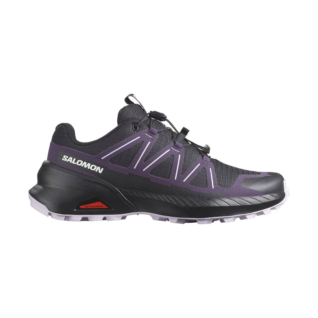 Salomon Women's Speedcross Peak Hiking Shoes - Black/Nightshade/Orchid Petal - Lenny's Shoe & Apparel