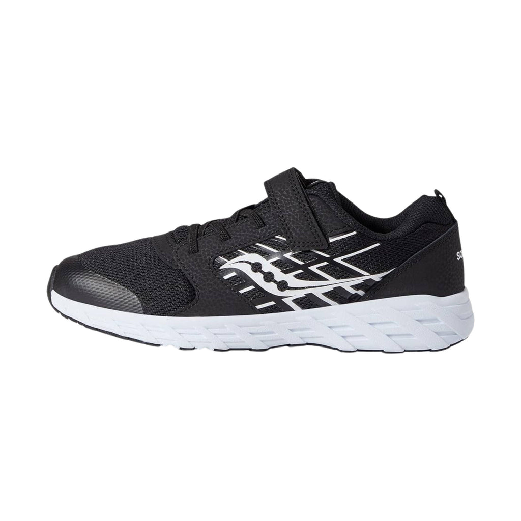 Saucony Kids' Wind A/C 2.0 Shoes - Black/White FINAL SALE - Lenny's Shoe & Apparel