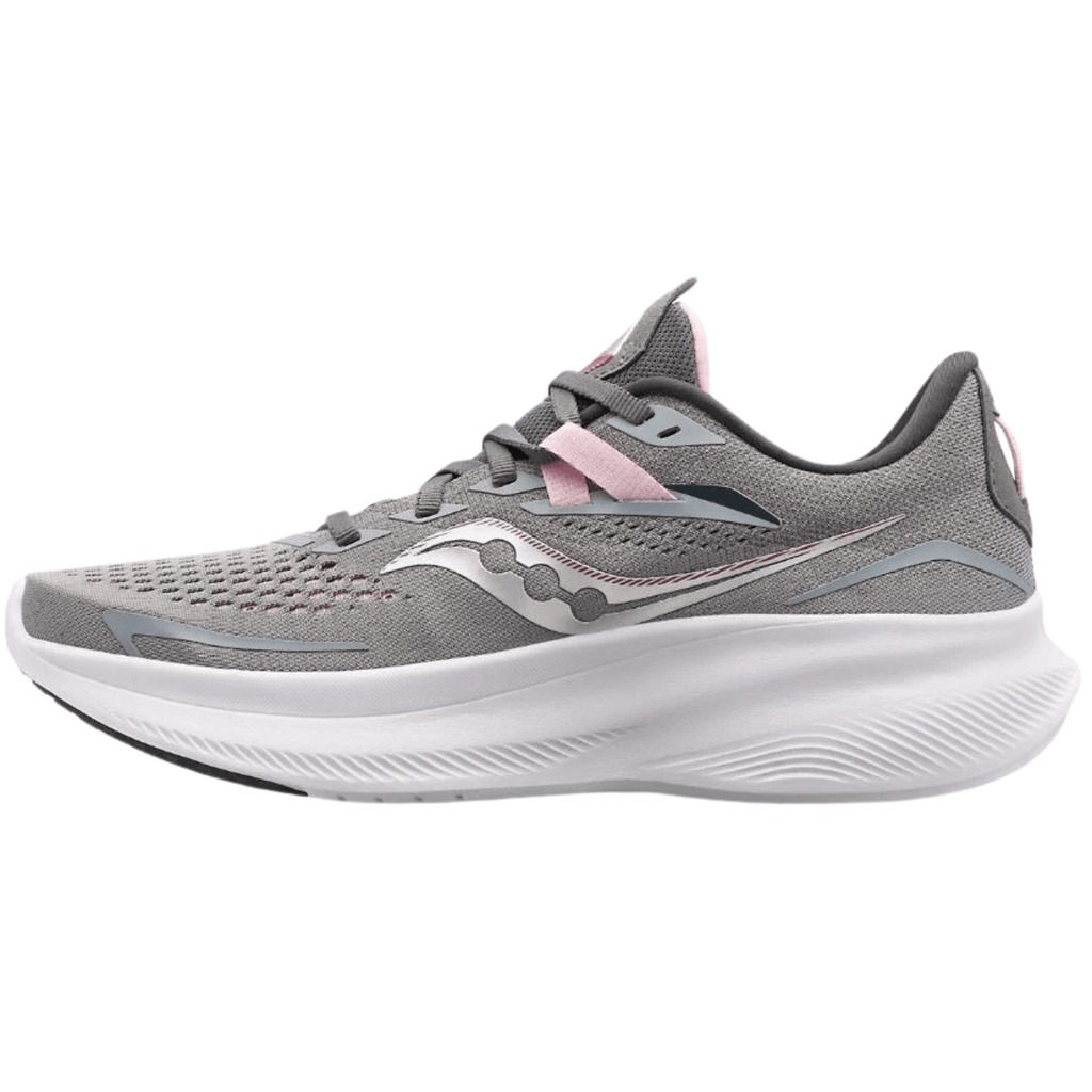 Saucony Women's Ride 15 Running Shoes - Alloy/Quartz FINAL SALE - Lenny's Shoe & Apparel