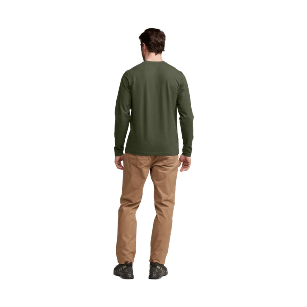 Sitka Men's Foothills Long Sleeve Henley - Olive Green - Lenny's Shoe & Apparel