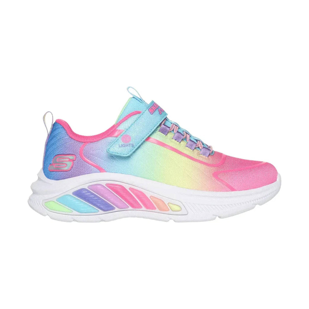 Skechers Kids' Rainbow Cruisers Shoes - Turquoise/Multi - Lenny's Shoe & Apparel