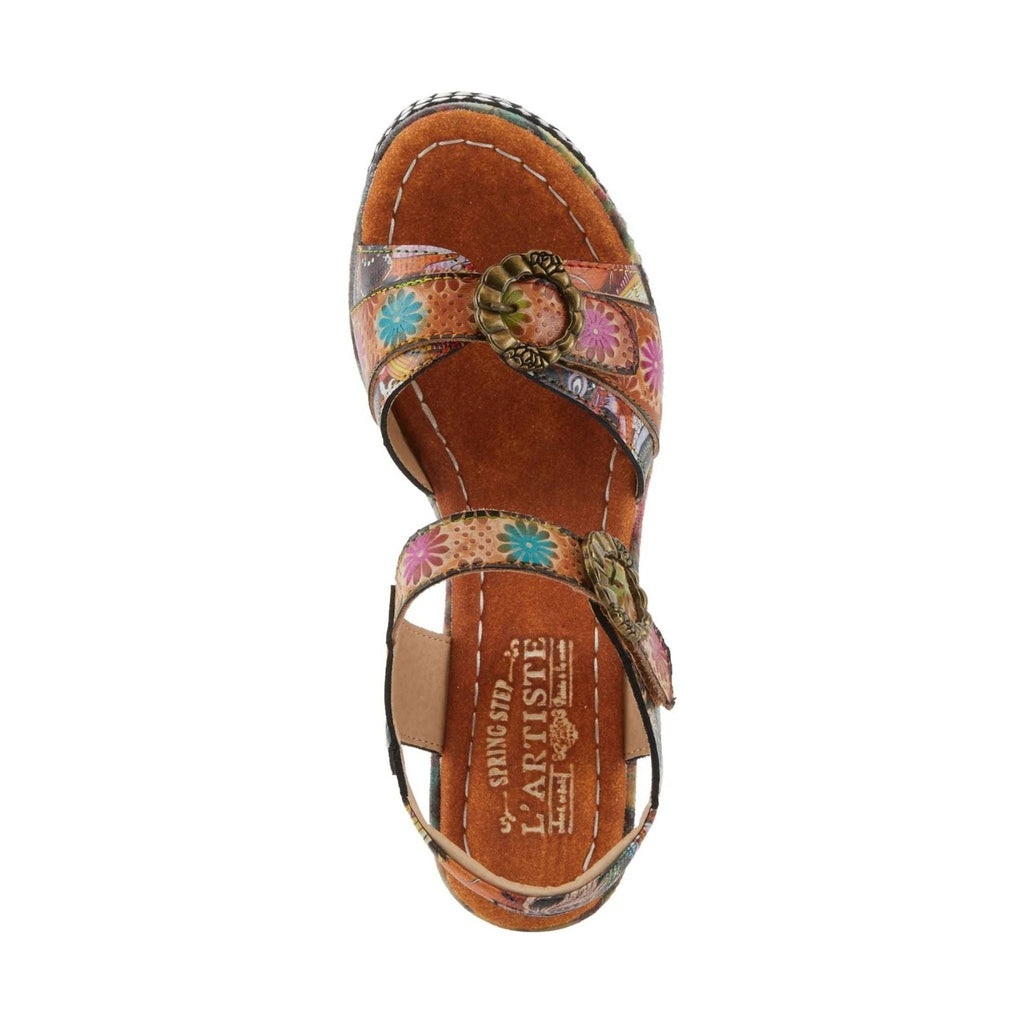 Spring Step L'Artiste Women's Flavour Sandals - Camel Multi - Lenny's Shoe & Apparel