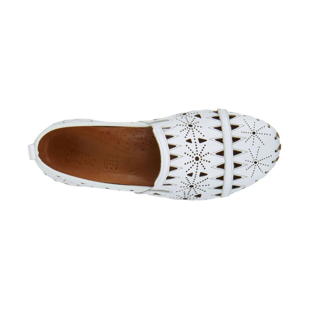 Spring Step Women's Fusaro Loafer Shoes - White - Lenny's Shoe & Apparel