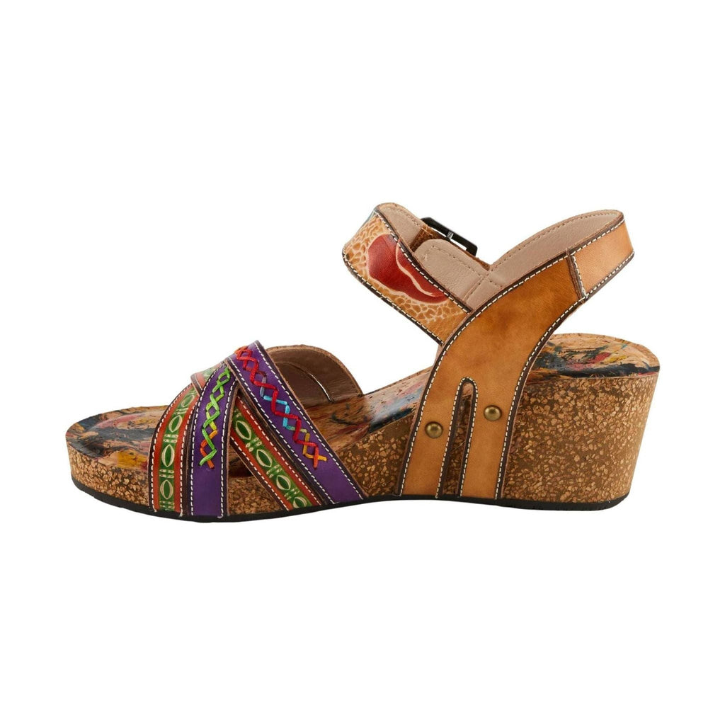 Spring Step Women's L'Artiste Bosquet Sandals - Tan Multi - Lenny's Shoe & Apparel