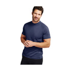 Tasc Men's Carrollton Fitness Tee - Classic Navy Heather - Lenny's Shoe & Apparel