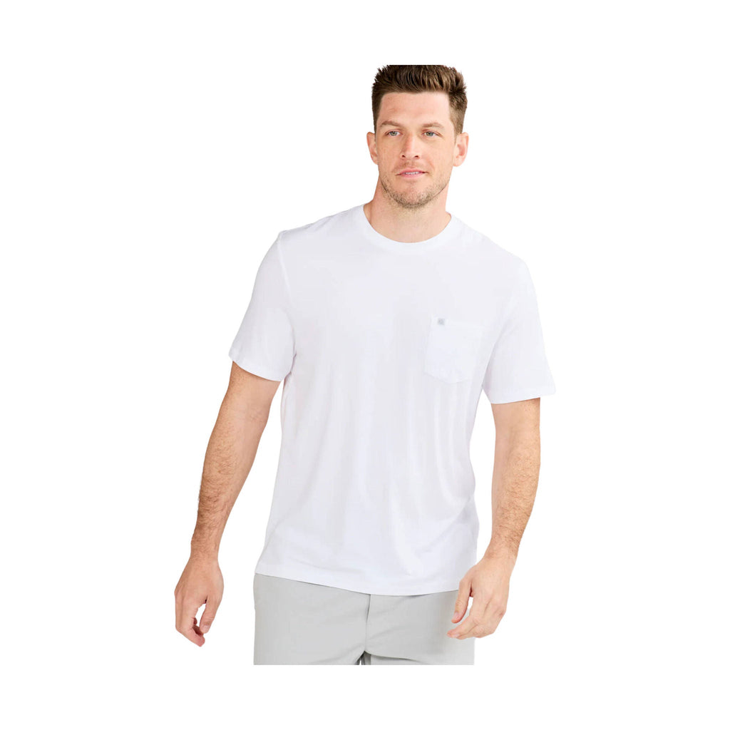 Tasc Men's Seaside Pocket T Shirt - White - ONLINE STORE CREDIT/EXCHANGE ONLY - Lenny's Shoe & Apparel