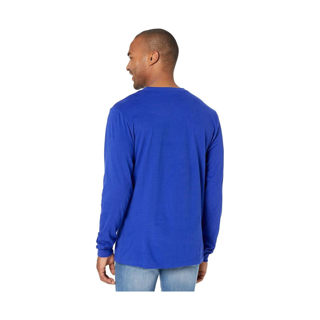 The North Face Men's Long Sleeve Half Dome Tee - Lapis Blue/TNF White - Lenny's Shoe & Apparel