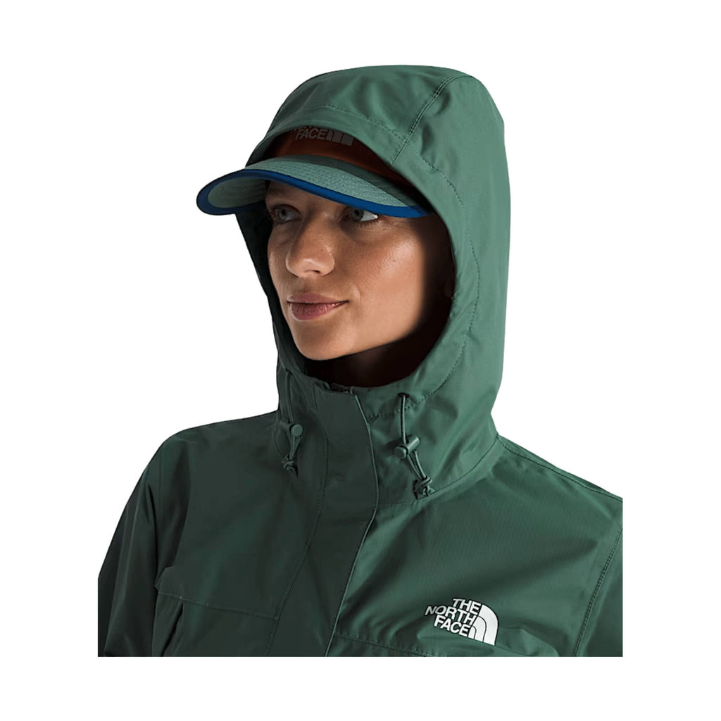 The North Face Women's Antora Rain Jacket - Duck Green - Lenny's Shoe & Apparel