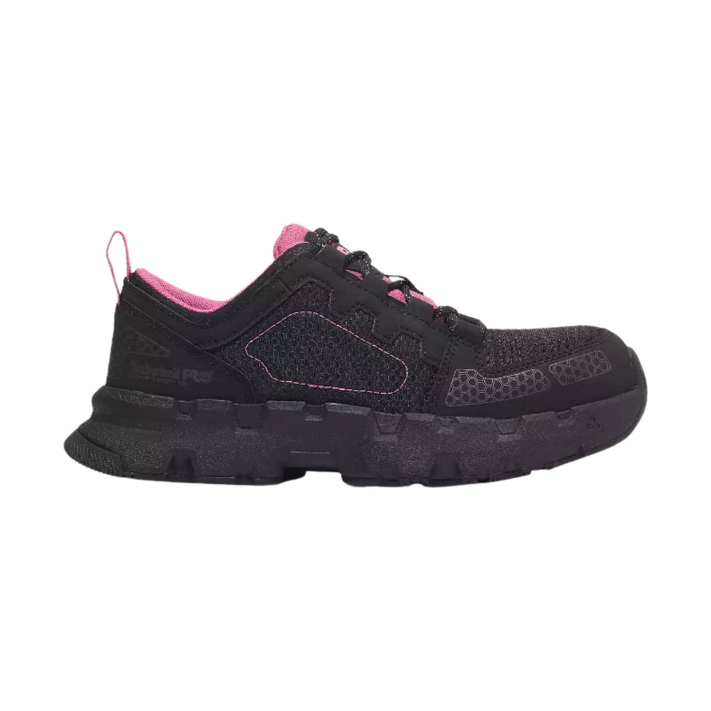 Timberland Pro Women's EV Powertrain Composite Toe Work Shoes - Black/Pink - Lenny's Shoe & Apparel