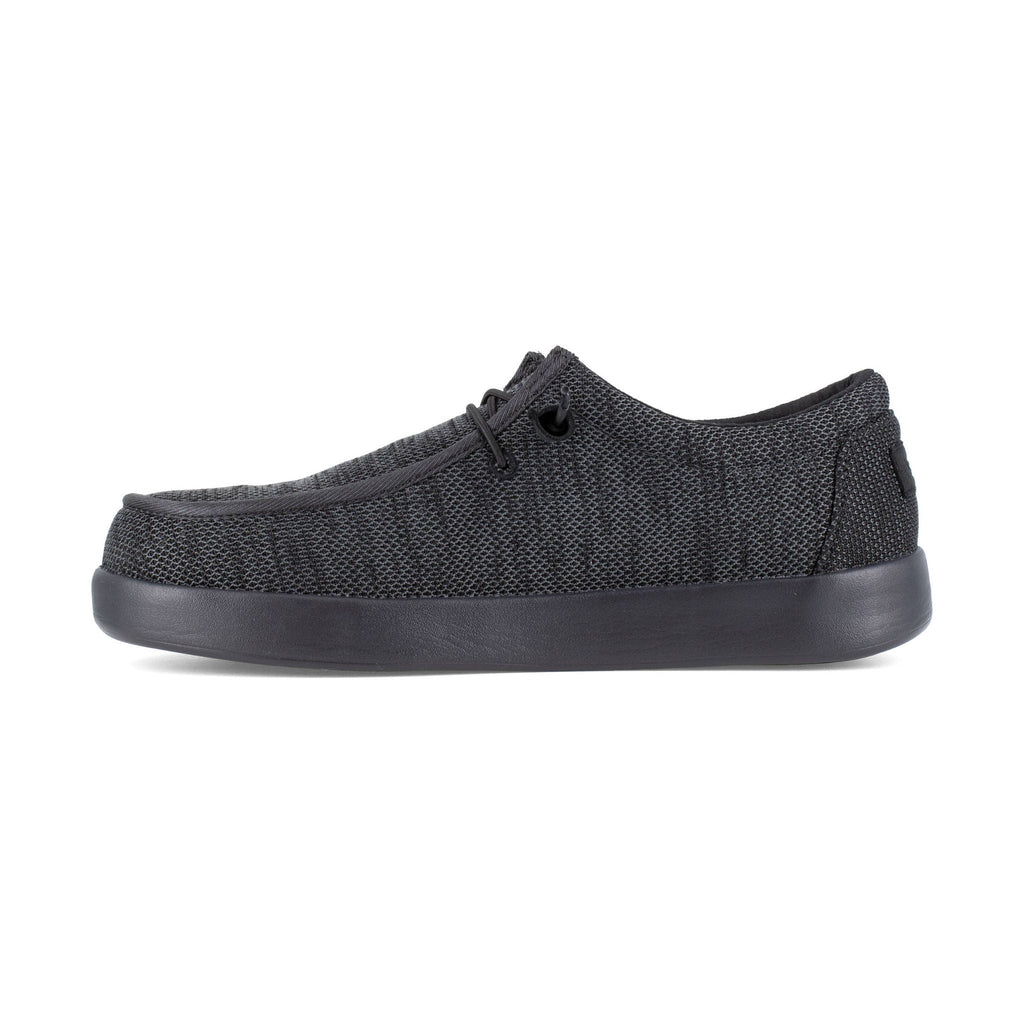 Volcom Men's Chill Casual Slip On Composite Toe Wide Work Shoes - Black - Lenny's Shoe & Apparel