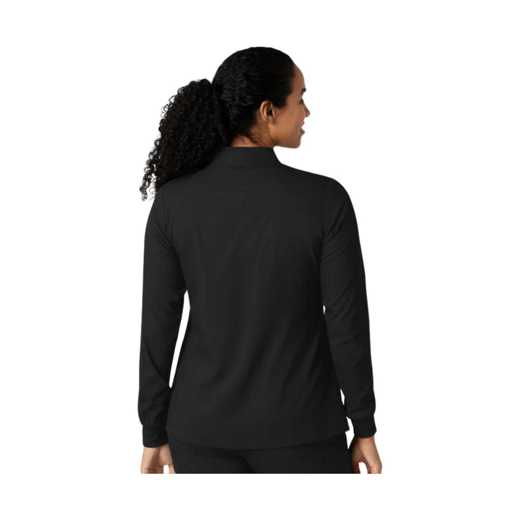 Wonder Wink Women's Warm Up Scrub Jacket - Black - Lenny's Shoe & Apparel