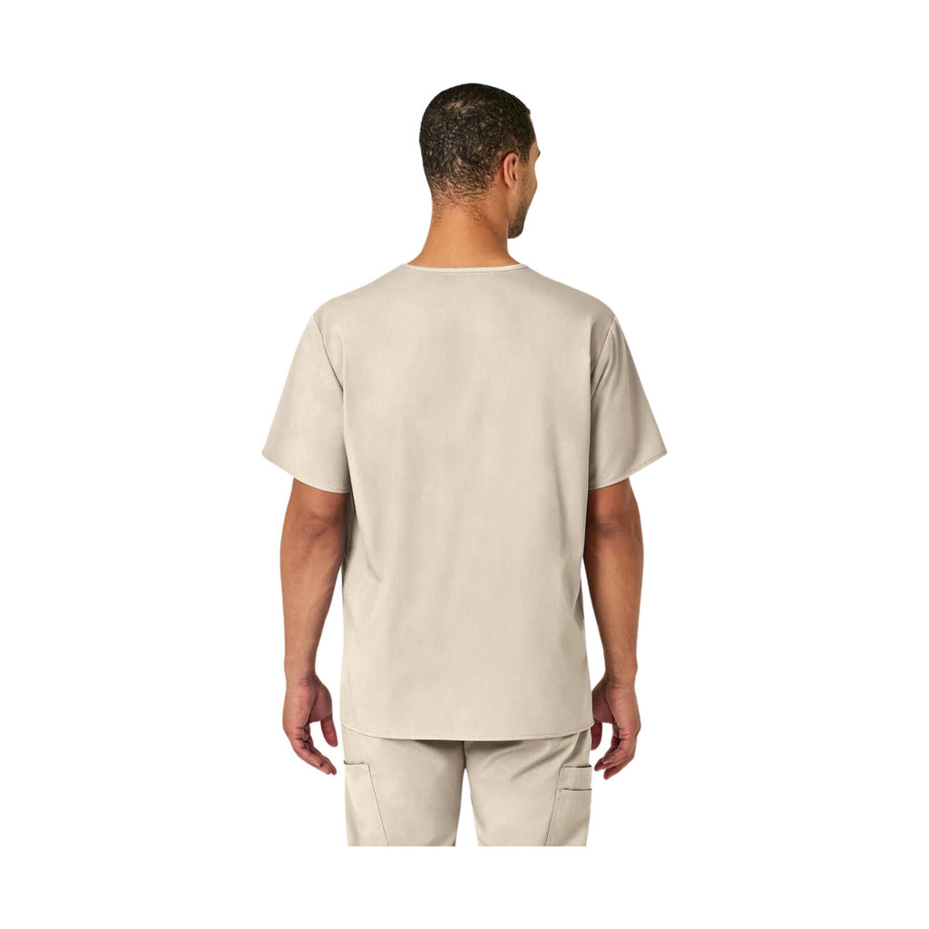 WonderWink Men's Pro V Neck Scrub Top - Khaki - Lenny's Shoe & Apparel