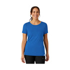 WonderWink Women's Silky Knit Short Sleeve Scrub Tee - Royal - Lenny's Shoe & Apparel