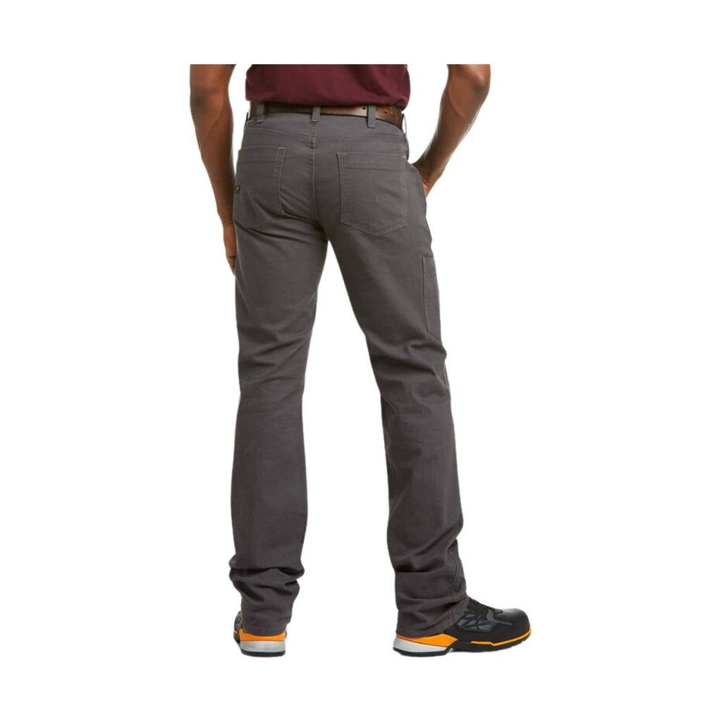 Ariat Men's Low Rise DuraStretch Straight Leg Pant - Gray - Lenny's Shoe & Apparel