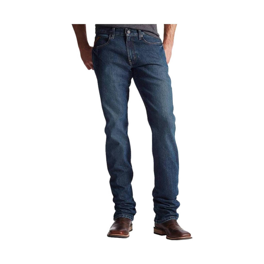 Ariat Men's Rebar M4 Low Rise Boot Cut Jean - Indigo - Lenny's Shoe & Apparel