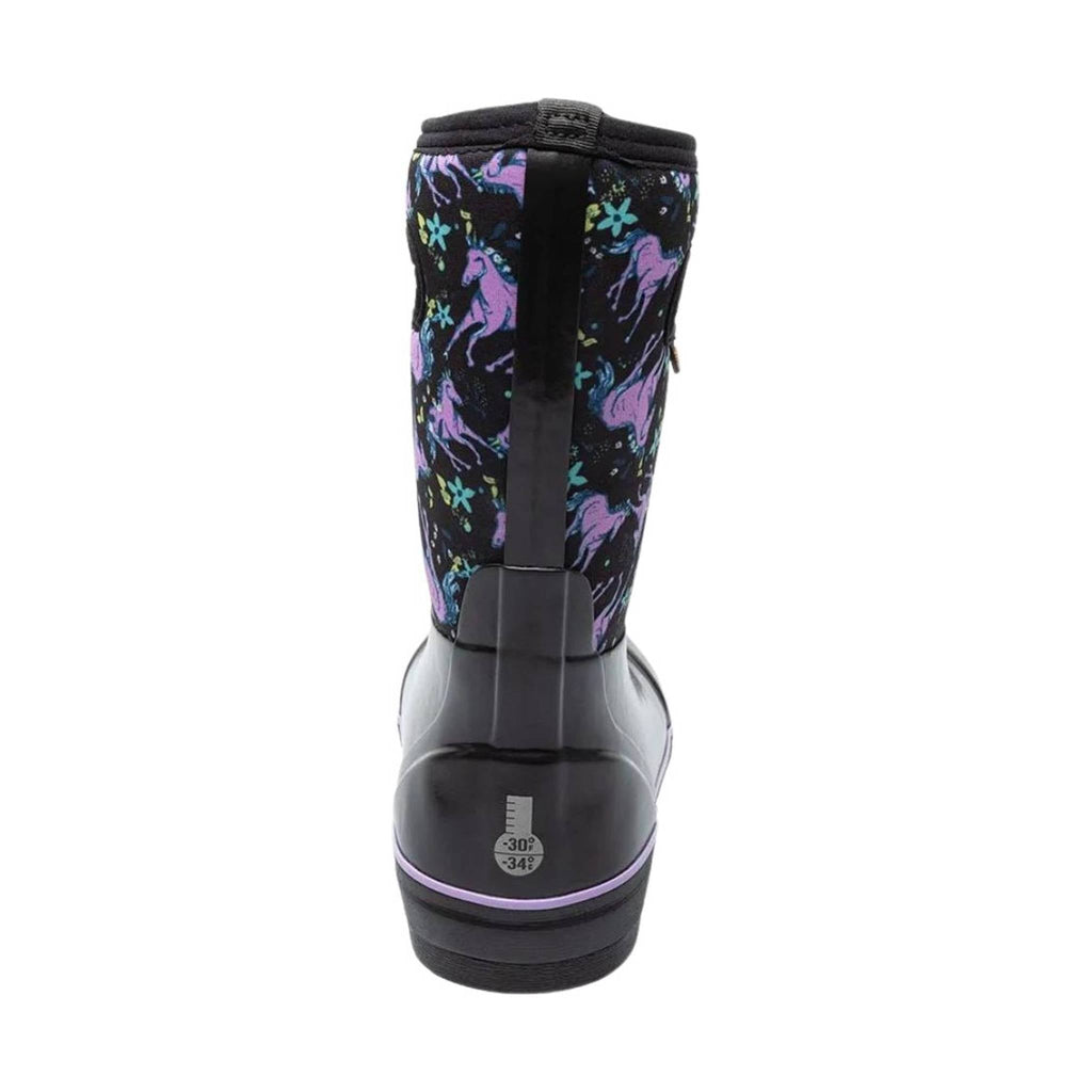 Bogs Kids' Classic II Unicorn Rain Boots - Black Multi - Lenny's Shoe & Apparel