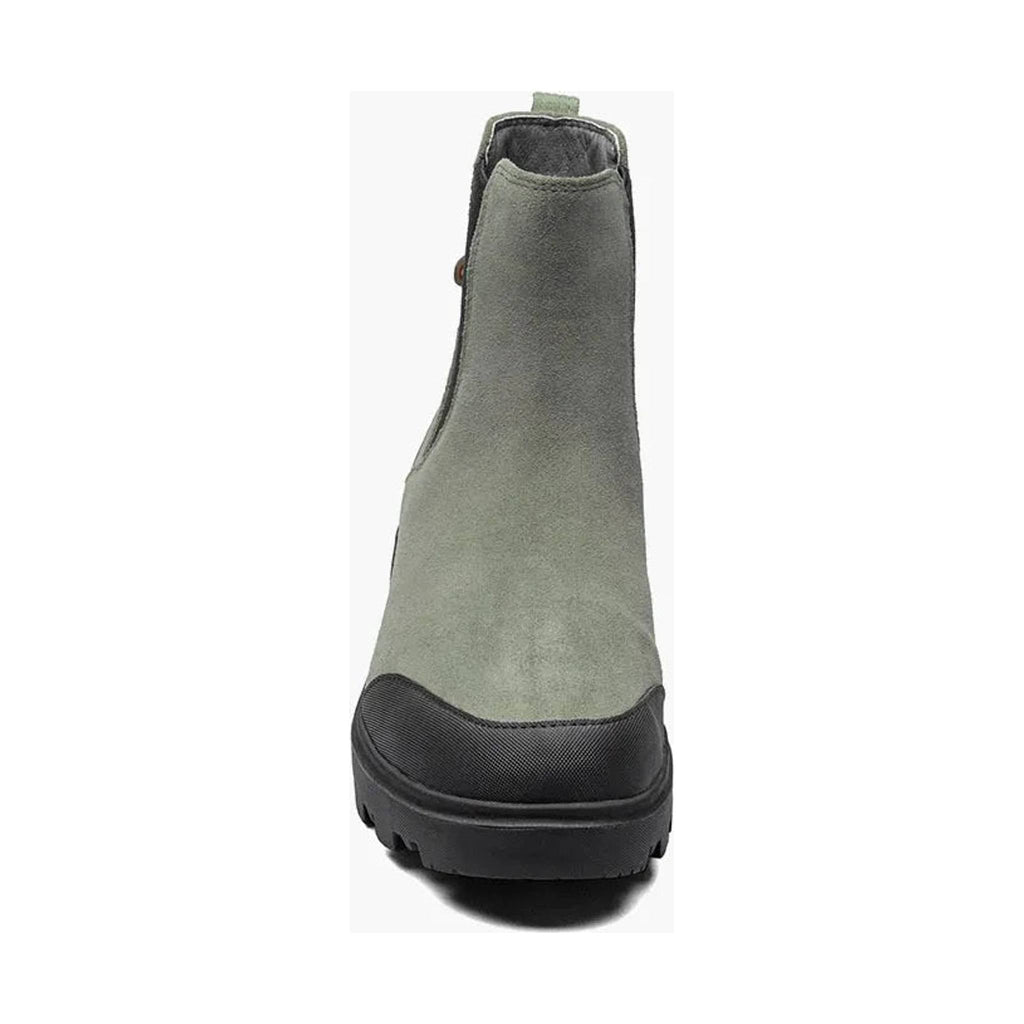 Bogs Women's Holly Chelsea Leather Rain Boot - Green Ash - Lenny's Shoe & Apparel