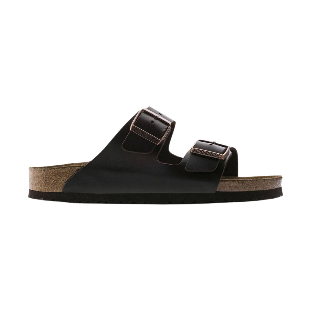 Brikenstock Arizona Soft Footbed Sandal - Leather Amalfi Brown - Lenny's Shoe & Apparel