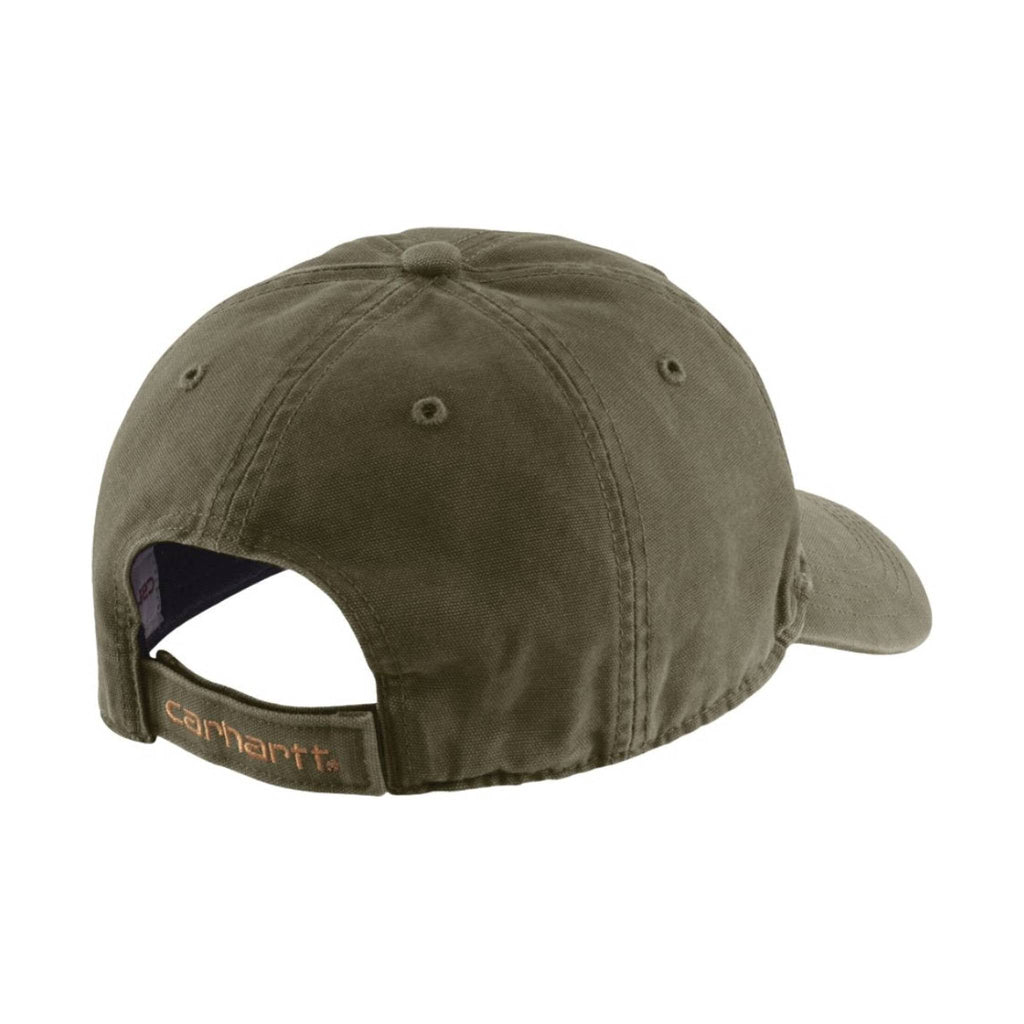 Carhartt Canvas Cap - Army Green - Lenny's Shoe & Apparel