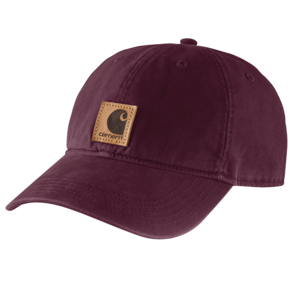 Carhartt Canvas Cap - Blackberry - Lenny's Shoe & Apparel