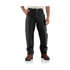 Carhartt Men's Firm Duck Double Front Work Dungaree - Black - Lenny's Shoe & Apparel