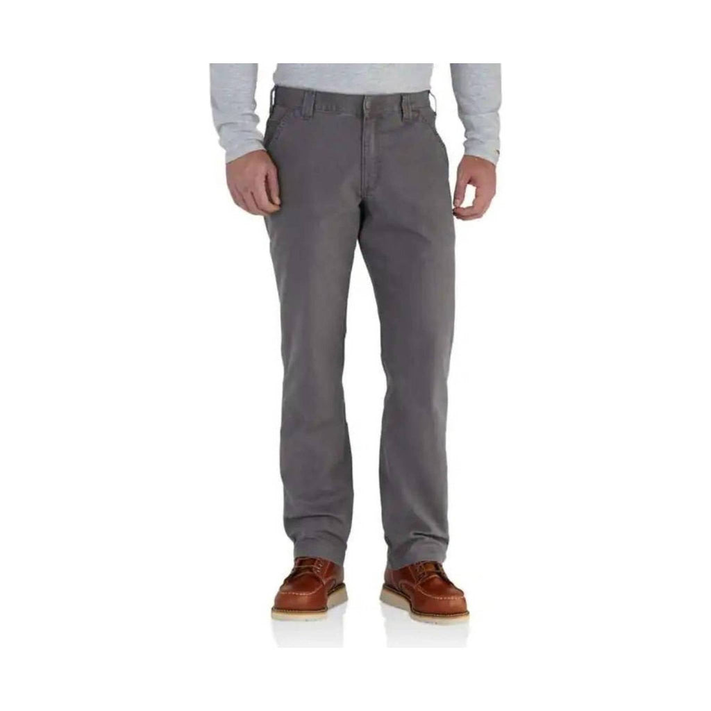 Carhartt Men's Rugged Flex Rigby Dungaree - Gravel - Lenny's Shoe & Apparel