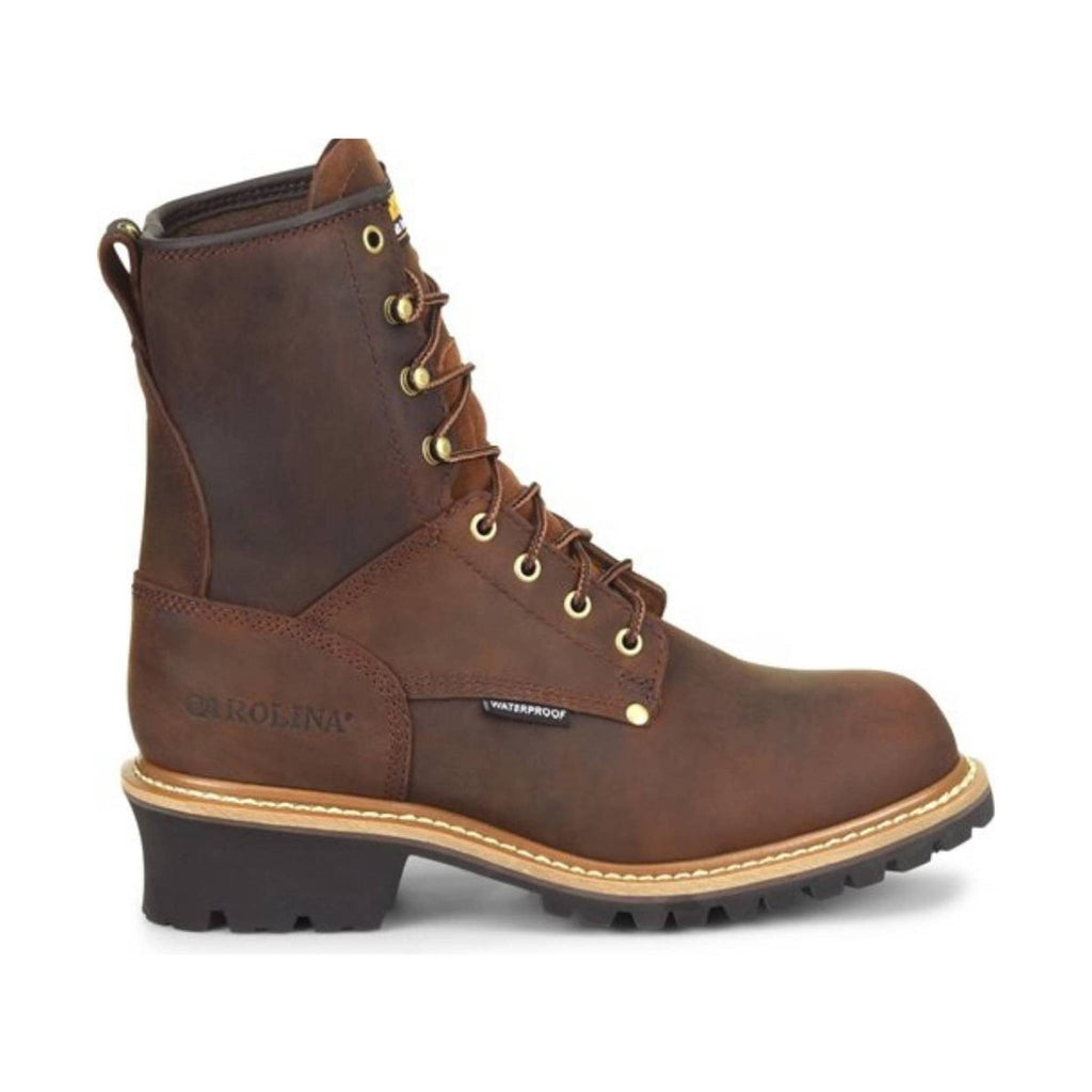 Carolina Men's 8" Elm Steel Toe Logger - Brown - Lenny's Shoe & Apparel