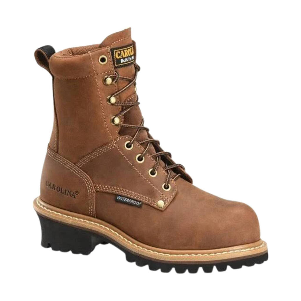 Carolina Women's Elm Soft Toe Logger Work Boot - Brown - Lenny's Shoe & Apparel