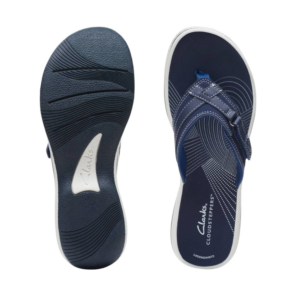 Clarks Women's Breeze Sea - Navy Synthetic - Lenny's Shoe & Apparel