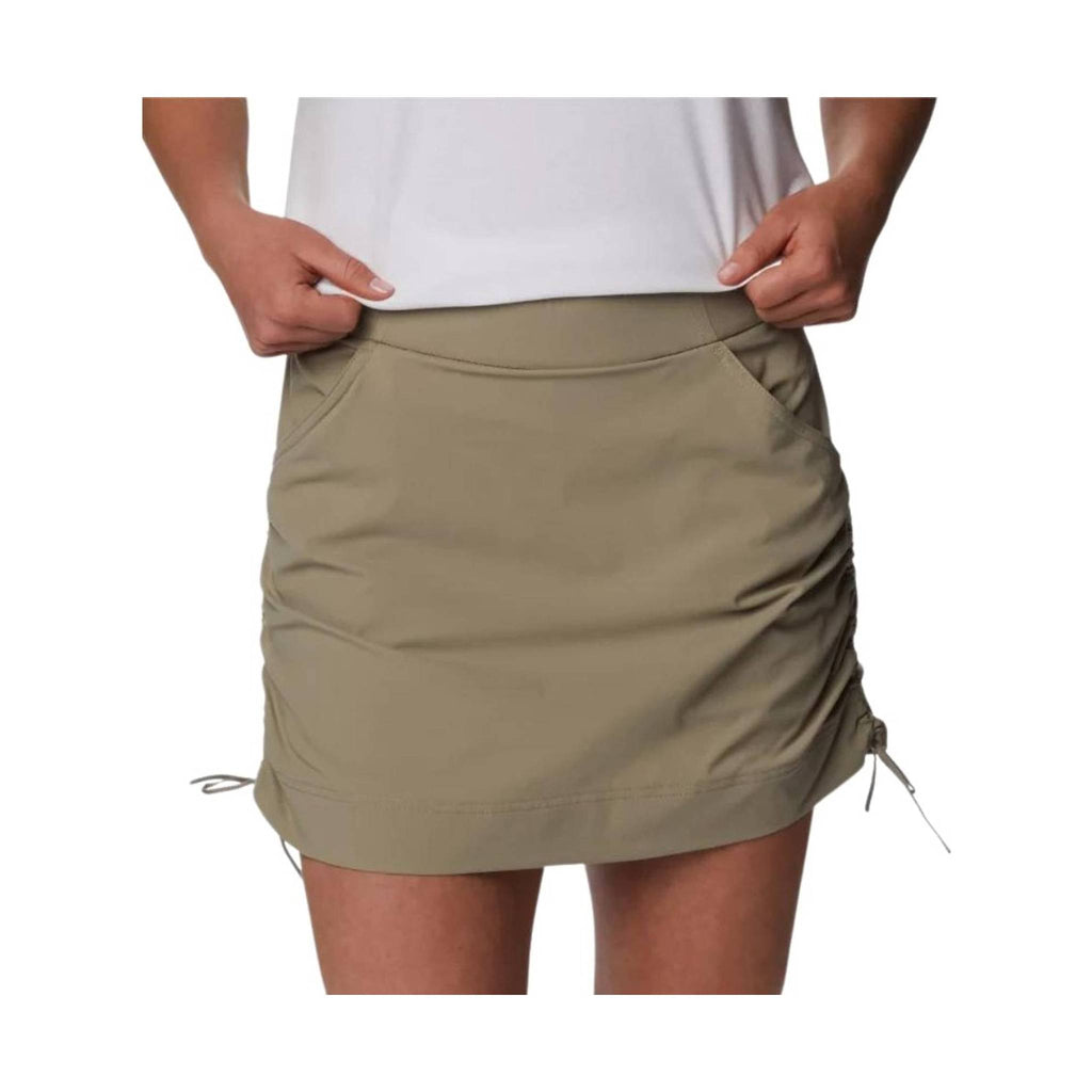 Columbia Women's Anytime Casual Skort - Tusk - Lenny's Shoe & Apparel