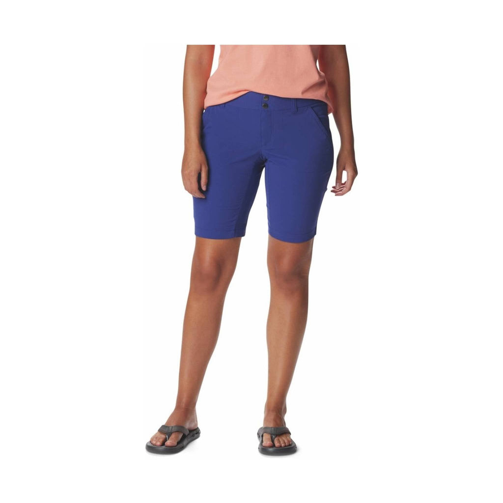 Columbia Women's Saturday Trail Long Short - Dark Sapphire - Lenny's Shoe & Apparel