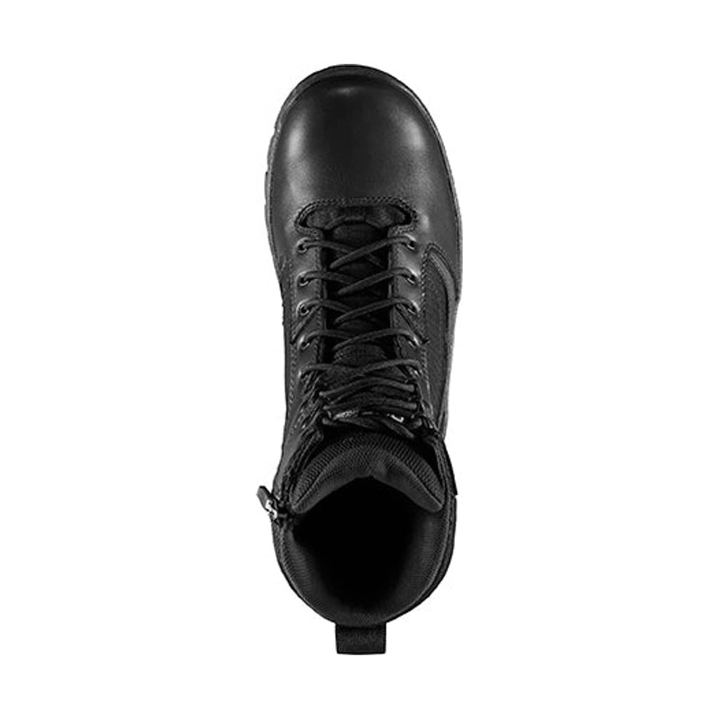 Danner Men's 8" Lookout Side-Zip Boot Plain Toe Work Boots - Black - Lenny's Shoe & Apparel