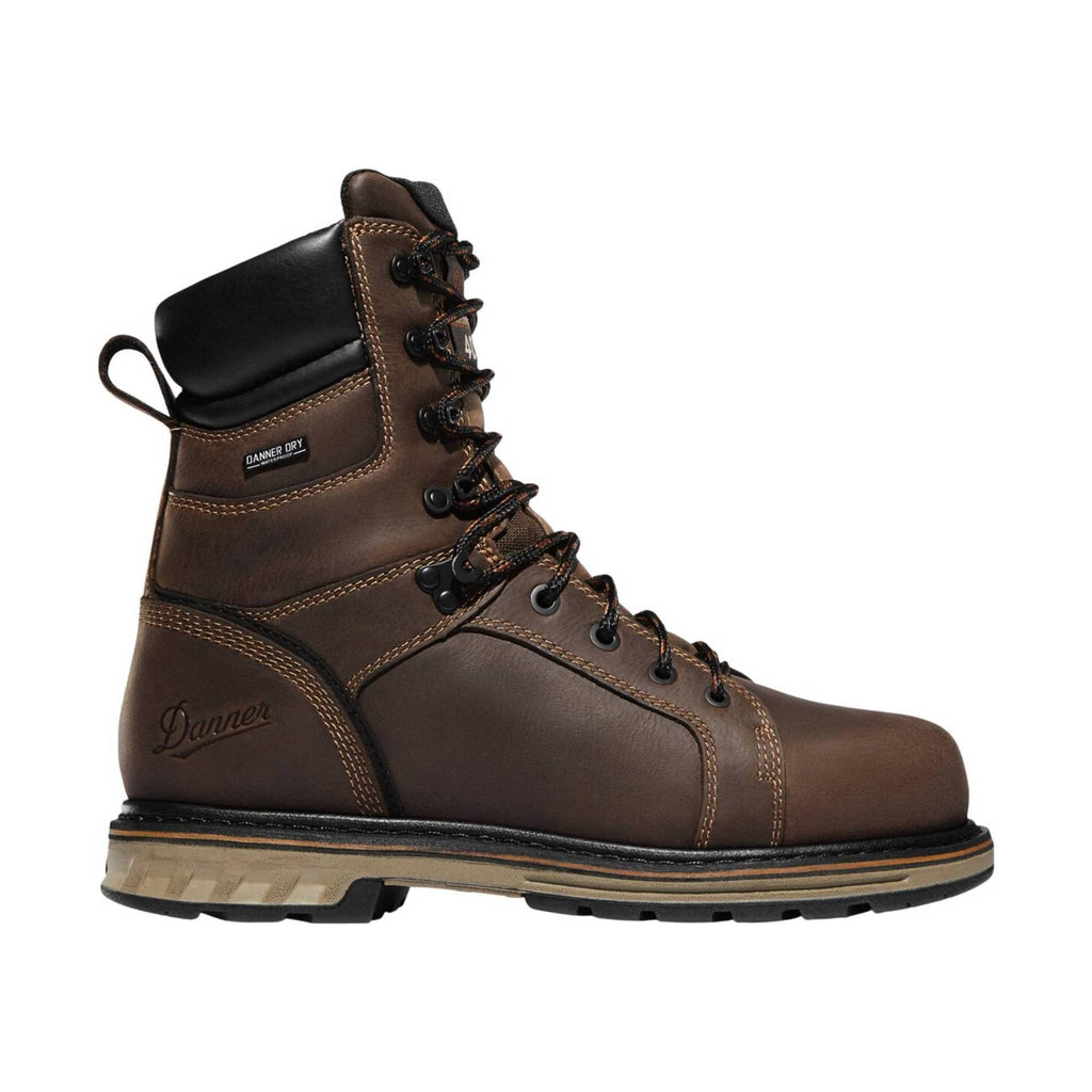 Danner Men's Steel Yard 8 Inch 400G Steel Toe Work Boot - Brown - Lenny's Shoe & Apparel