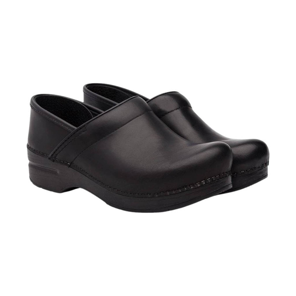 Dansko Women's Professional Clogs (Wide) - Black Cabrio - Lenny's Shoe & Apparel