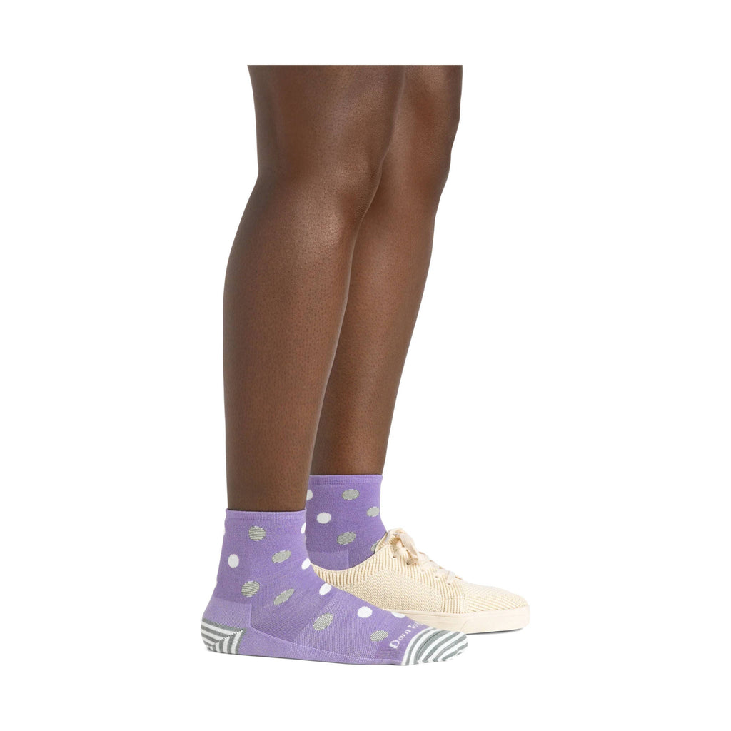 Darn Tough Vermont Women's Dottie Shorty Lightweight Lifestyle Sock - Lavender - Lenny's Shoe & Apparel