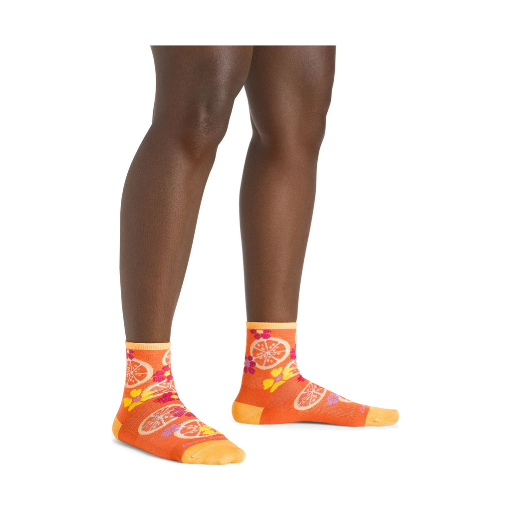 Darn Tough Vermont Women's Fruit Stand Shorty Lightweight Lifestyle Sock - Grapefruit - Lenny's Shoe & Apparel