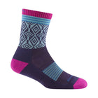 Darn Tough Vermont Women's Sobo Micro Crew Lightweight Hiking Sock - Blackberry - Lenny's Shoe & Apparel