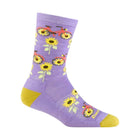 Darn Tough Vermont Women's Sun Pedal Crew Lightweight with Cushion - Lavender - Lenny's Shoe & Apparel