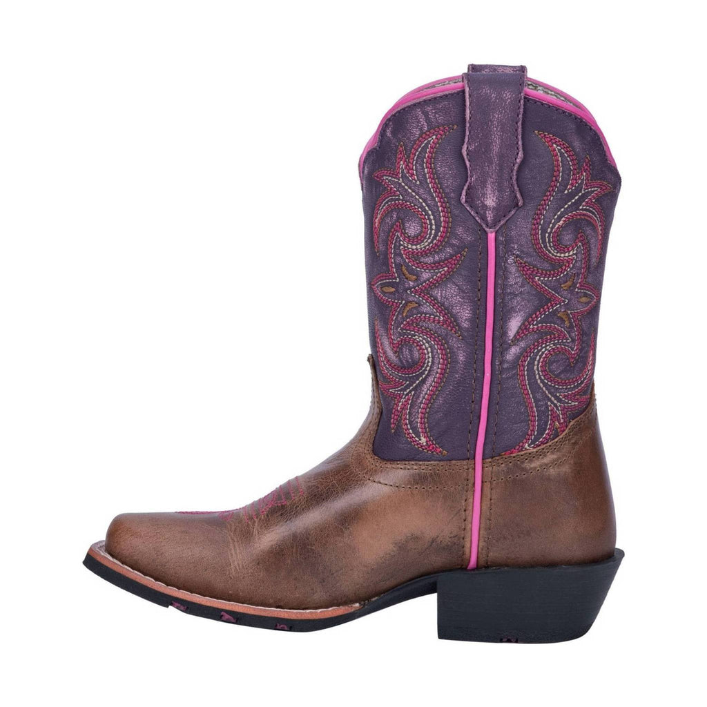 Dingo Kids' Majesty Boot - Tan Purple - Lenny's Shoe & Apparel