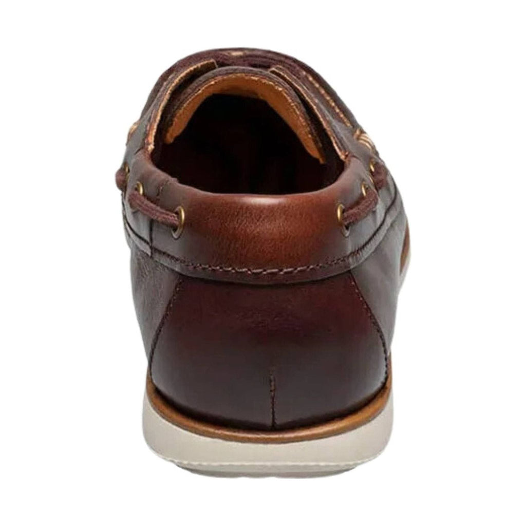 Florsheim Men's Atlantic Moc Toe Boat Shoe - Chocolate - Lenny's Shoe & Apparel