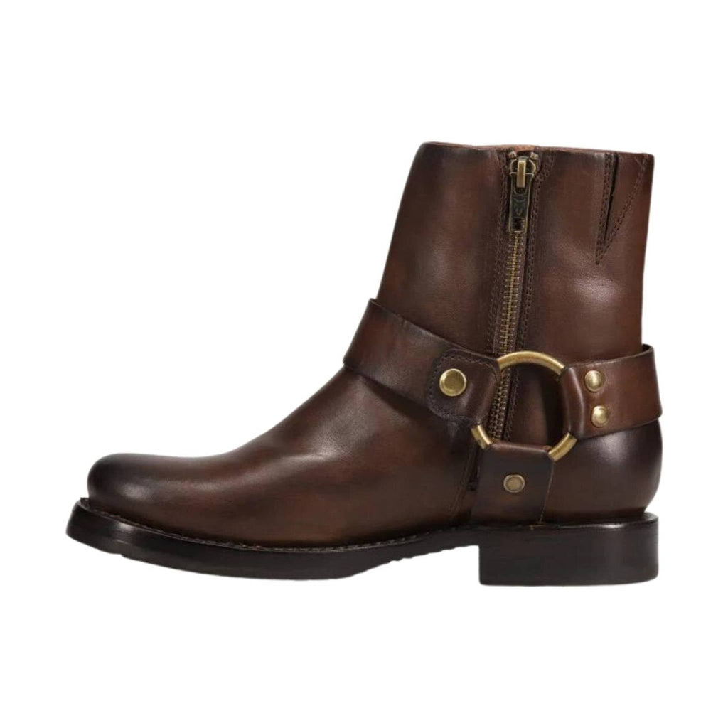 Frye Women's Veronica Harness Short Bootie - Chocolate - Lenny's Shoe & Apparel