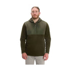 Grundens Men's Bering Pro Quarter Zip Hoodie - Deep Lichen - Lenny's Shoe & Apparel