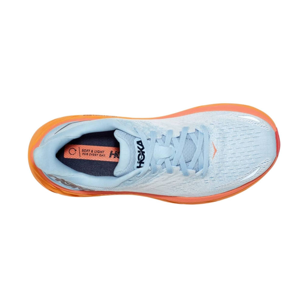 HOKA Women's Clifton 8 - Summer Song/Ice Flow - Lenny's Shoe & Apparel