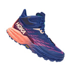 HOKA Women's Speedgoat 5 Mid GTX - Bellwether Blue/Camellia - Lenny's Shoe & Apparel