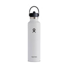 Hydro Flask 24oz Standard Mouth w/ Flex Straw - White - Lenny's Shoe & Apparel