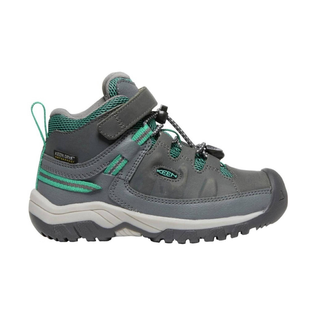 KEEN Little Kids' Targhee Waterproof Boot - Steel Grey Porcelain - Lenny's Shoe & Apparel