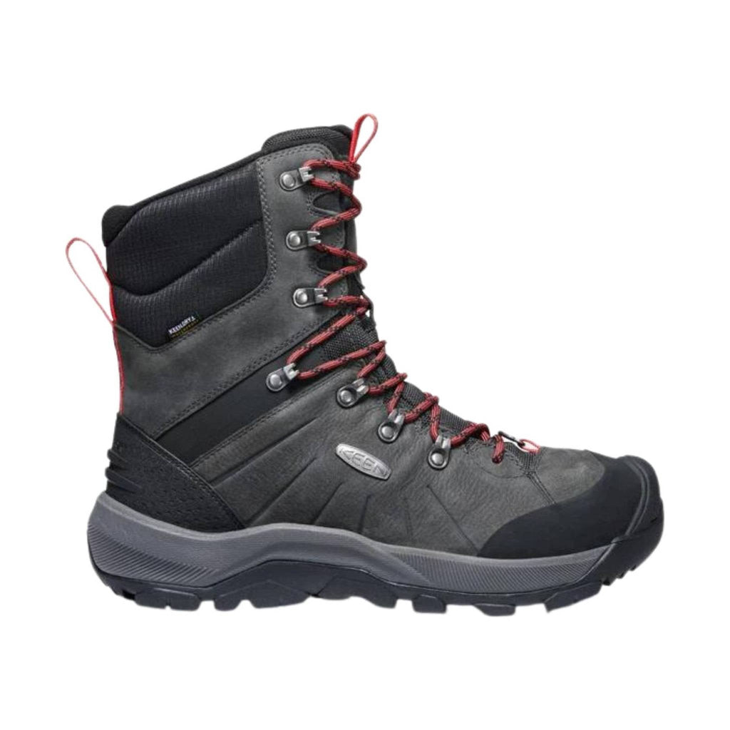 KEEN Men's Revel IV High Polar Winter Boot - Magnet / Red Carpet - Lenny's Shoe & Apparel