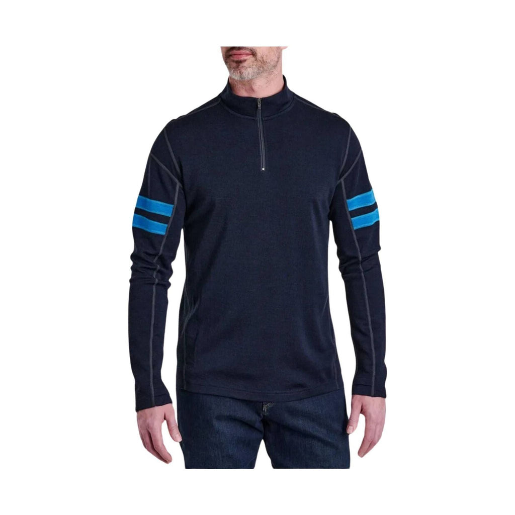 Kuhl Men's Team Merino Quarter Zip - Midnight - Lenny's Shoe & Apparel