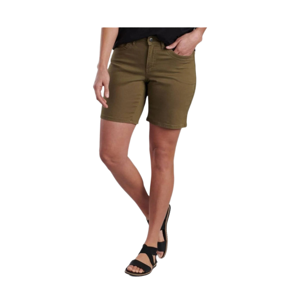 Kuhl Women's Kontour Short 8 - Olive - Lenny's Shoe & Apparel