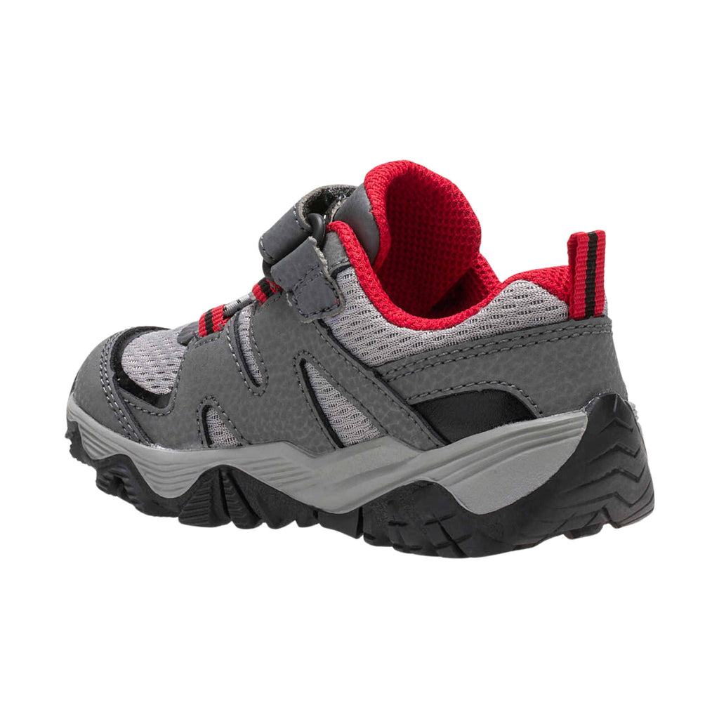 Merrell Little Kids' Trail Quest Jr. Shoes - Grey/Black/Red - Lenny's Shoe & Apparel